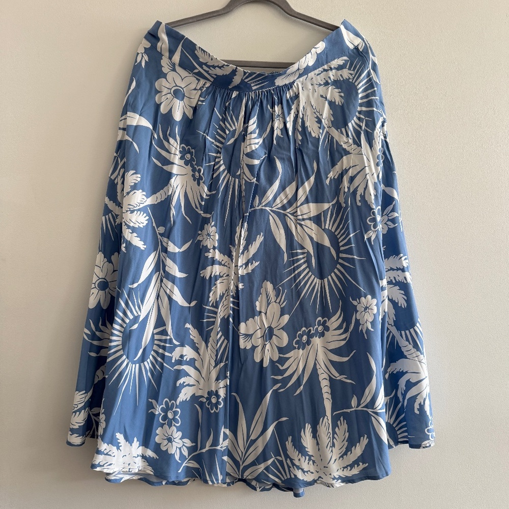 Trashy Diva 40s Skirt in Bon Voyage print size 18